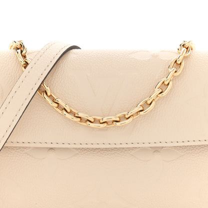 Louis Vuitton Empreinte Monogram Giant Ivy Wallet On Chain Cream 7 of 11