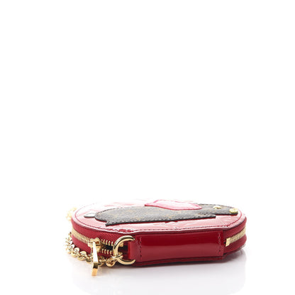 Louis Vuitton Vernis Animania Lapin Bunny Round Coin Purse Pomme D'Amour 4 of 8