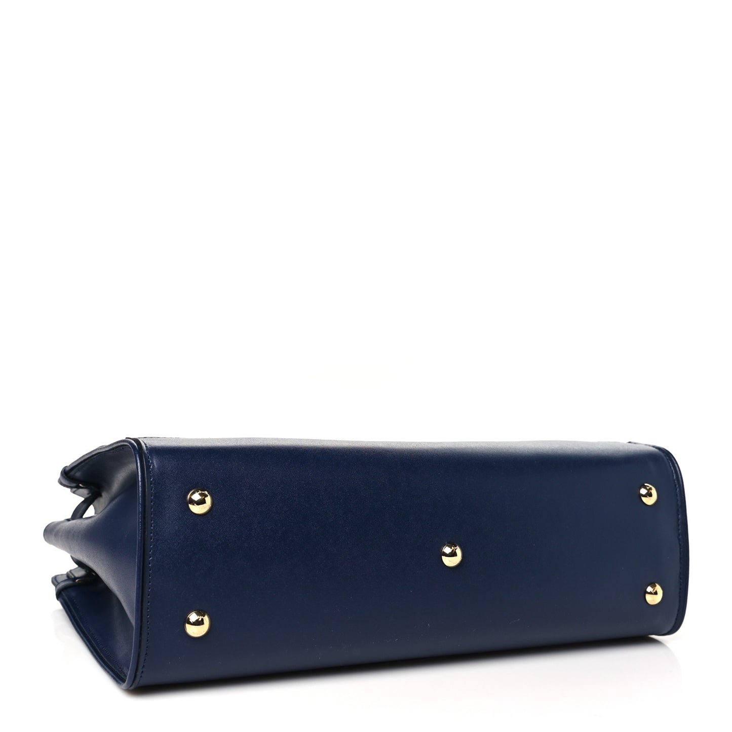Calfskin Briana Tote Navy