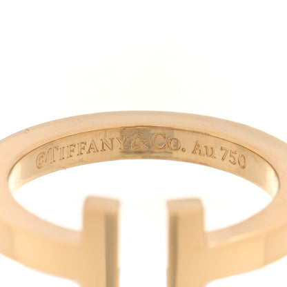Tiffany 18K Yellow Gold T Square Ring 53 6.5 4 of 4