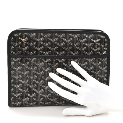 Goyard Goyardine Jouvence MM Toiletry Pouch Black 2 of 7
