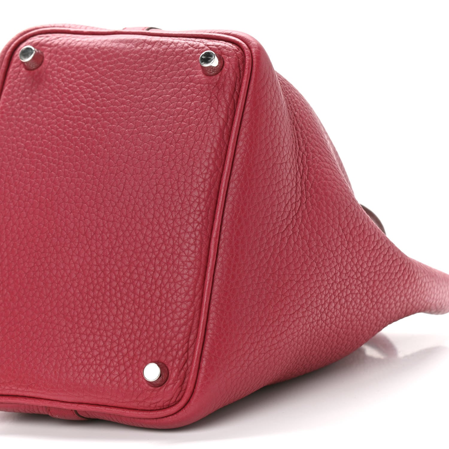 Hermes Taurillon Clemence Picotin Lock 18 PM Rubis 10 of 10
