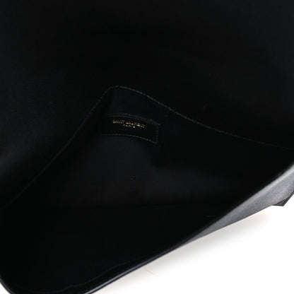 Saint Laurent Grain De Poudre Uptown Pouch Black 5 of 9
