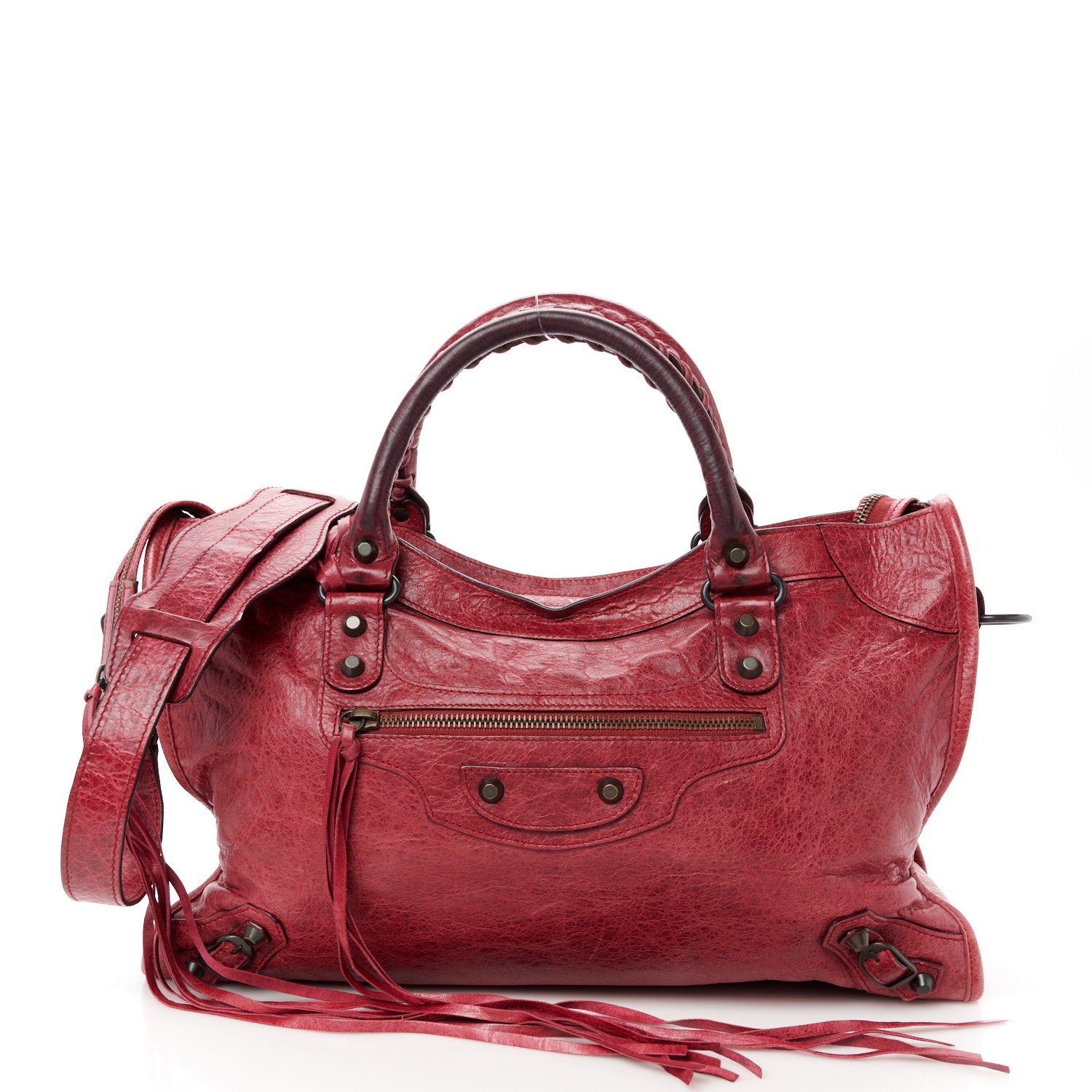 Balenciaga Agneau Classic Hardware City Pourpre 1 of 12