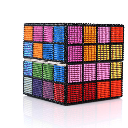 Judith Leiber Crystal Rubix Cube Clutch Multicolor 9 of 9