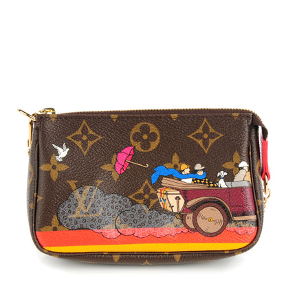 Louis Vuitton Monogram 2015 Christmas Animation Mini Pochette Accessories 1 of 8
