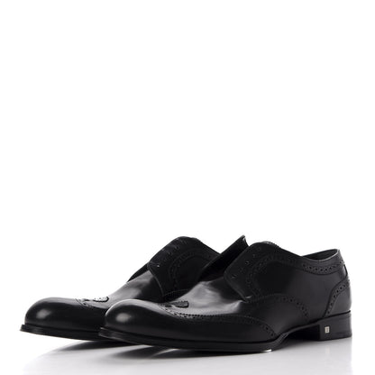 Louis Vuitton Calfskin Dandy Derby Shoes 10.5 Black 2 of 12