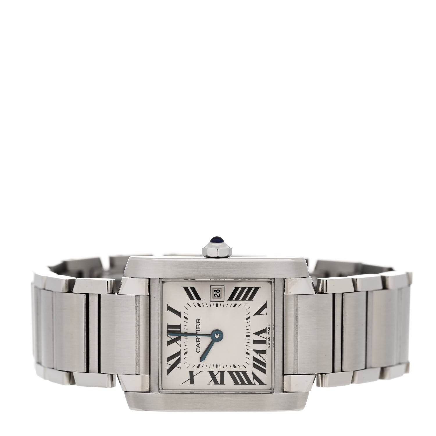 Cartier Stainless Steel 25mm Tank Francaise Quartz Watch 2 of 4