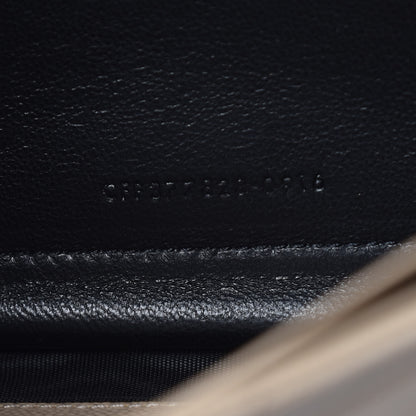 Saint Laurent Grain De Poudre Matelasse Chevron Monogram Chain Wallet Nude Powder 7 of 16