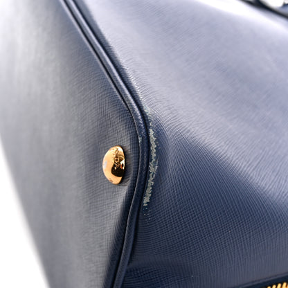 Prada Saffiano Lux Large Promenade Tote Bluette 13 of 15