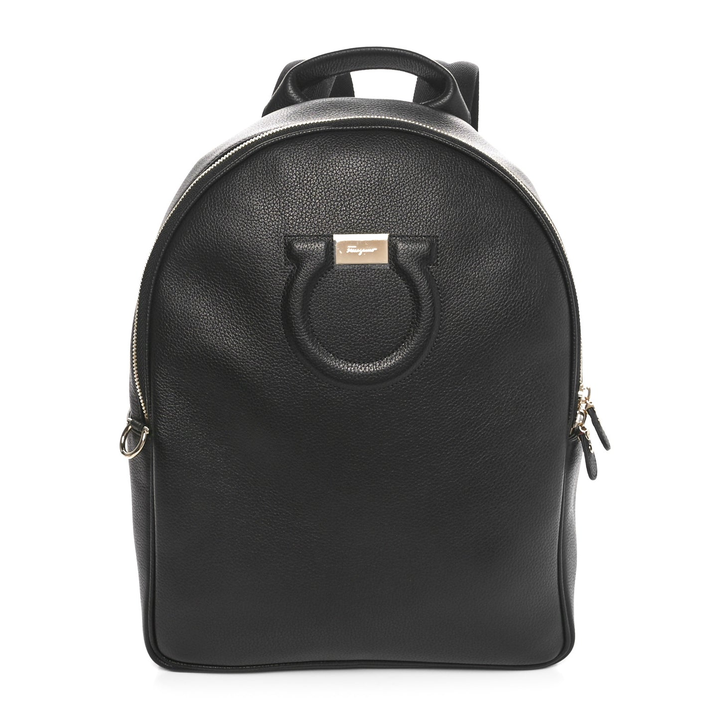 Calfskin Gancio XL City Backpack Black
