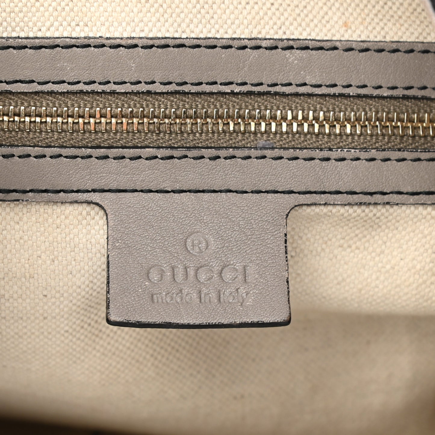 Soft Guccissima Medium Emily Hobo Storm Grey