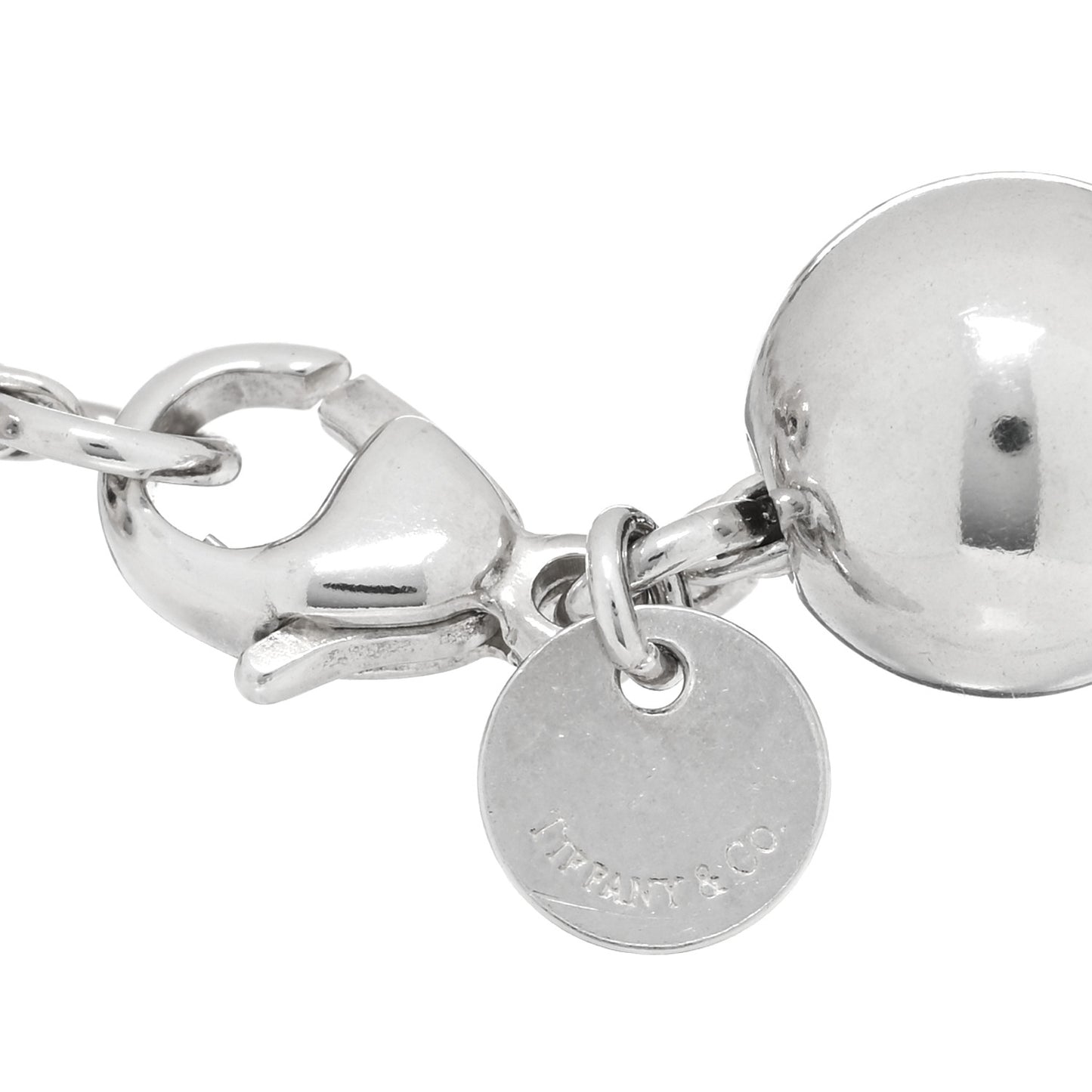 Sterling Silver 10mm Hardwear Ball Bracelet