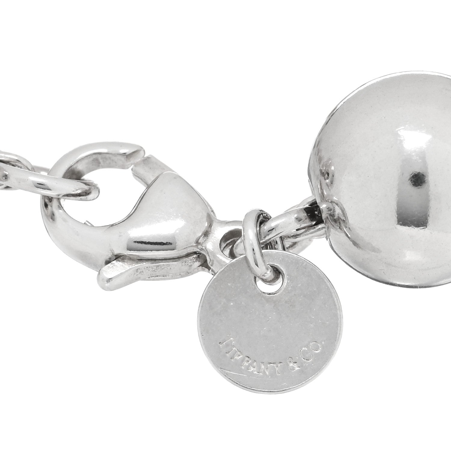 Tiffany Sterling Silver 10mm Hardwear Ball Bracelet 3 of 3