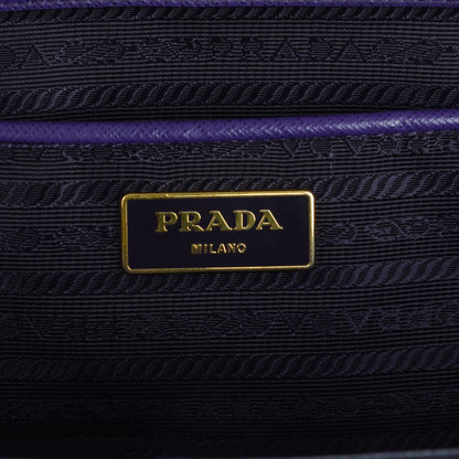 Prada Saffiano Large Galleria Double Zip Tote Viola 6 of 7
