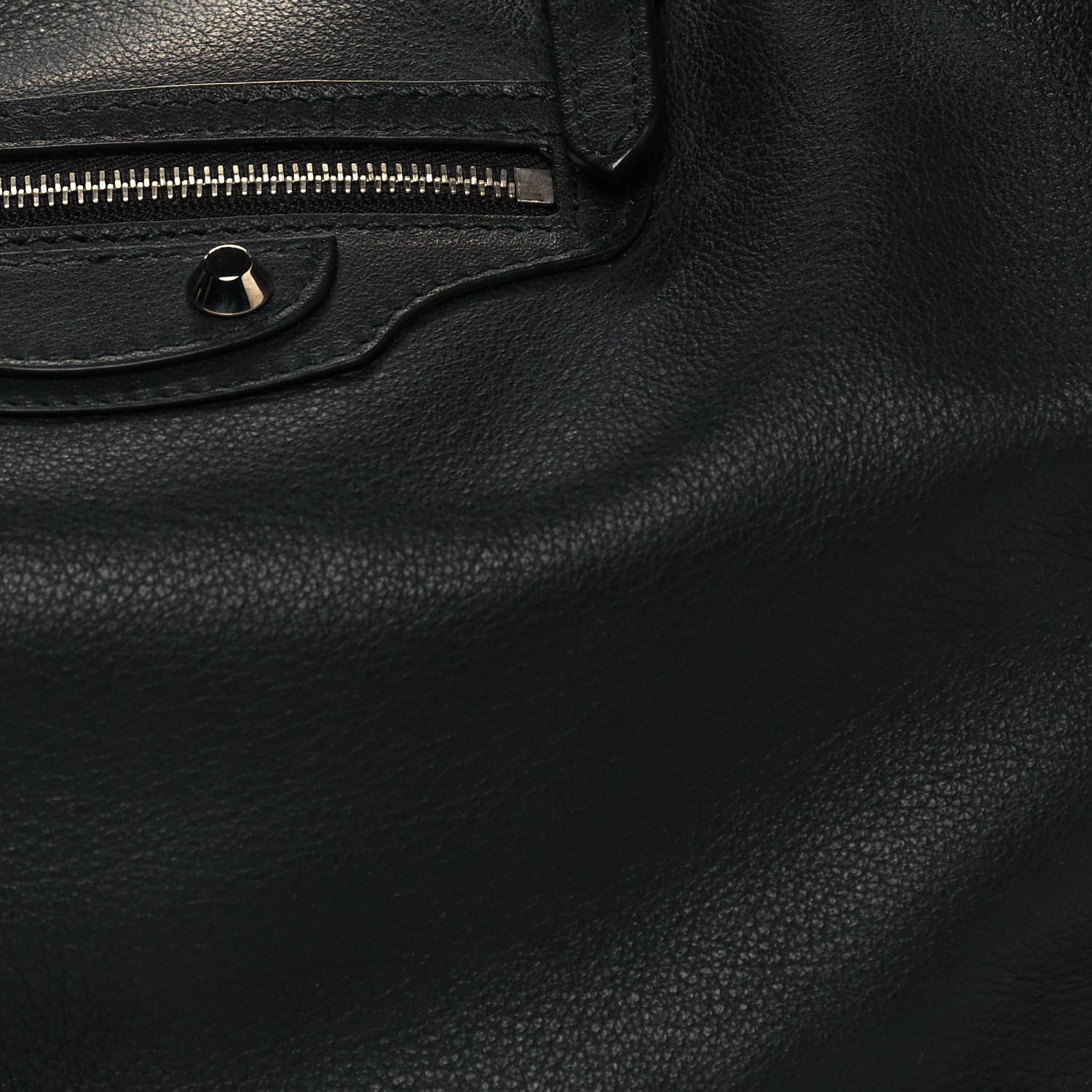 Balenciaga Veau Papier B4 Zip Around Tote Black 9 of 9
