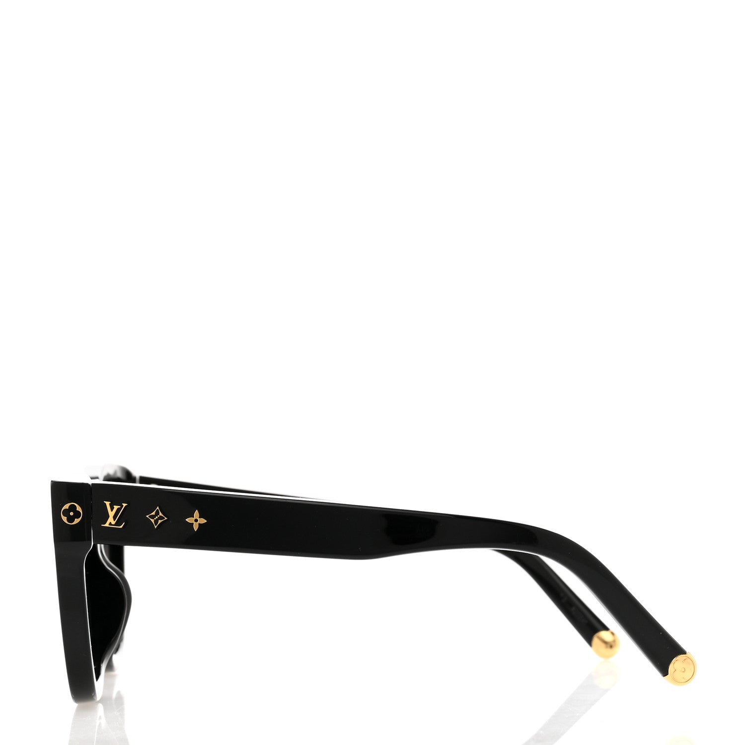 Louis Vuitton Acetate My Monogram Square Sunglasses Z1523E Black 3 of 8