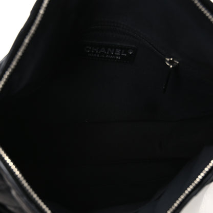 Chanel Aged Calfskin Quilted Large Working Vibe Camera Case Black 5 of 10
