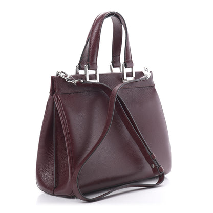 Gucci Grainy Calfskin Small Zumi Top Handle Bag Vintage Bordeaux 3 of 16