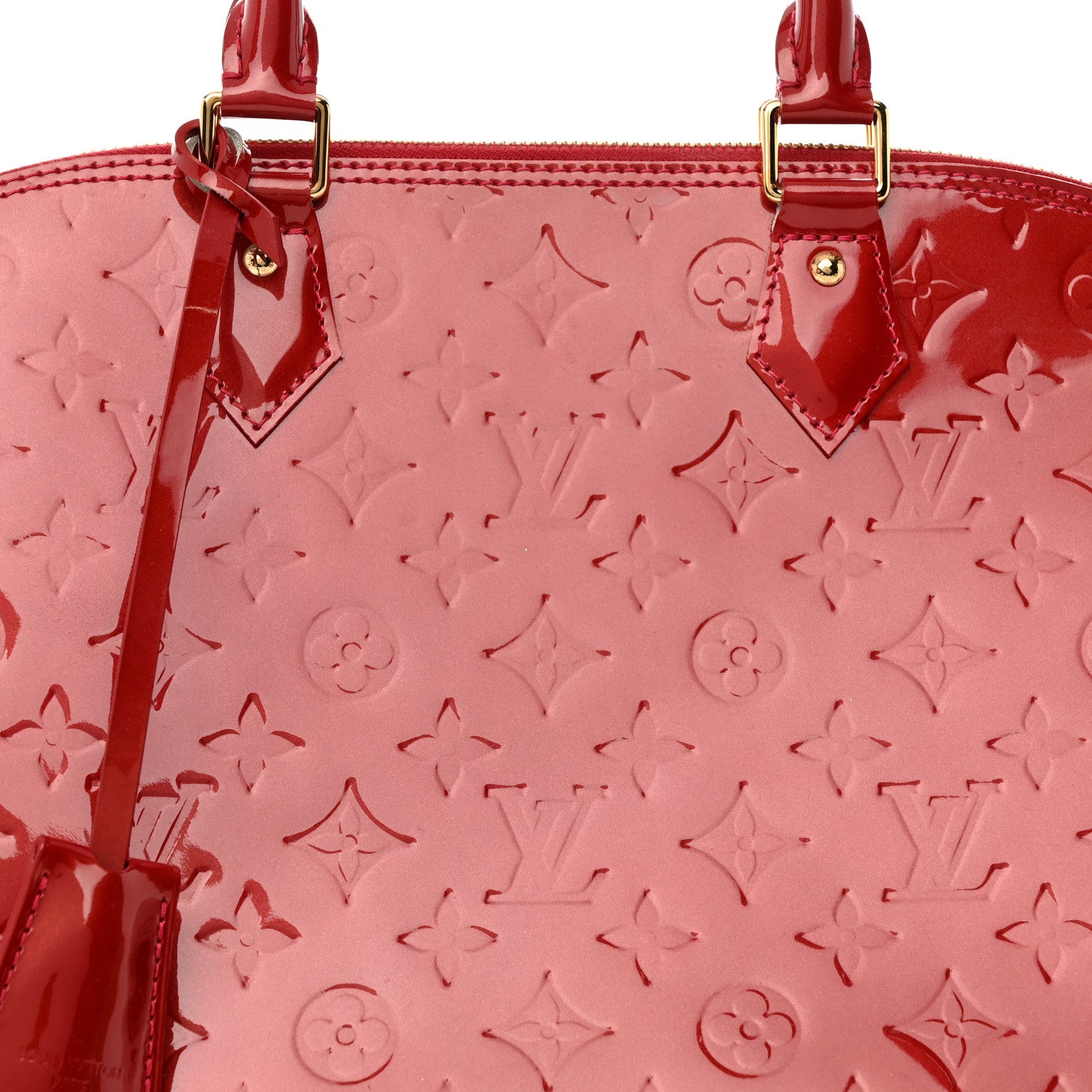Louis Vuitton Vernis Alma GM Pomme D'Amour 7 of 9