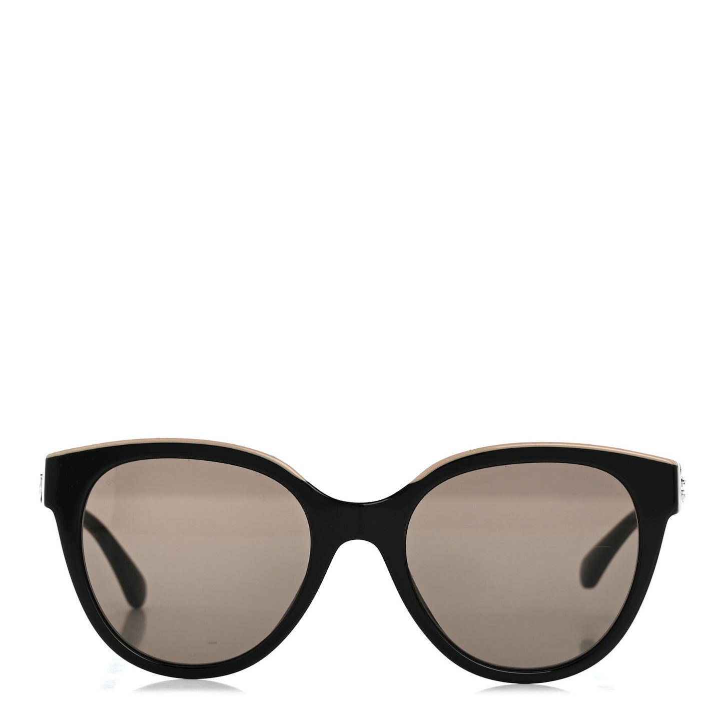 Acetate CC Butterfly Sunglasses 5414 Black Beige