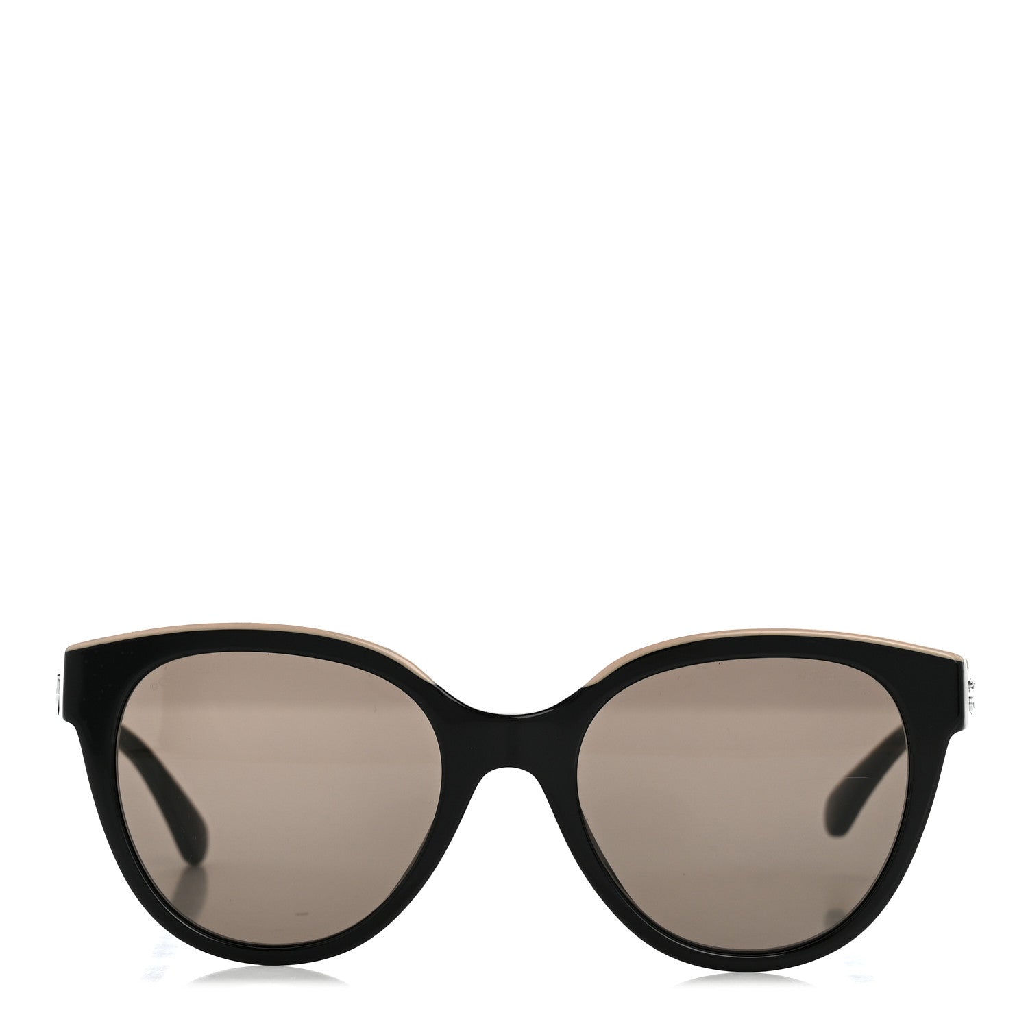 Chanel Acetate CC Butterfly Sunglasses 5414 Black Beige 2 of 8