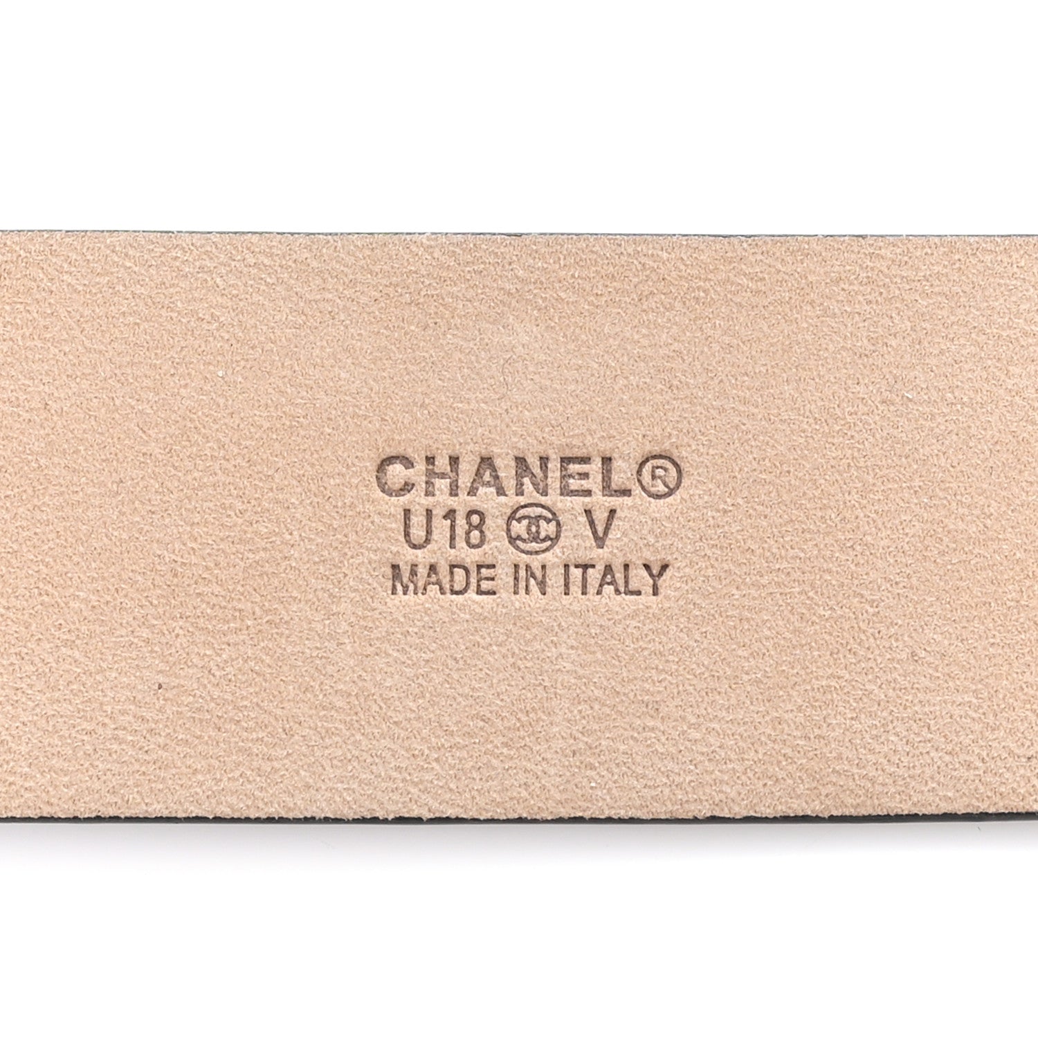 Chanel Calfskin Belt 95 38 Black 3 of 5