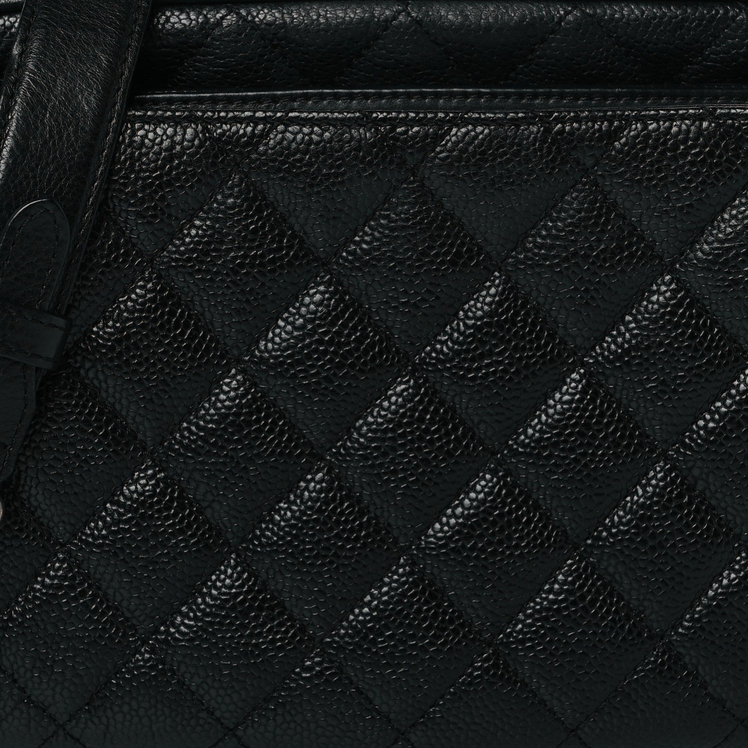 Chanel Caviar Quilted Medium Business Trip Camera Bag Black 7 of 9