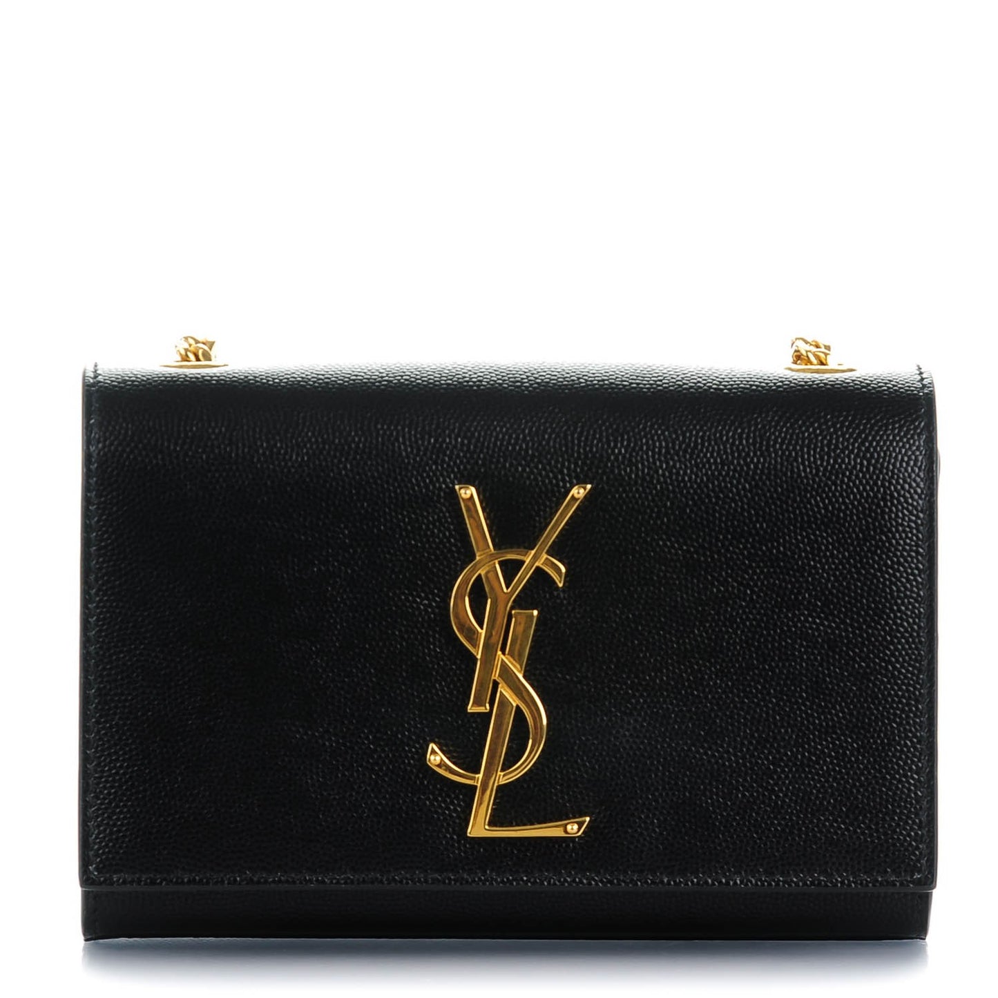 Grain De Poudre Small Monogram Kate Satchel Black