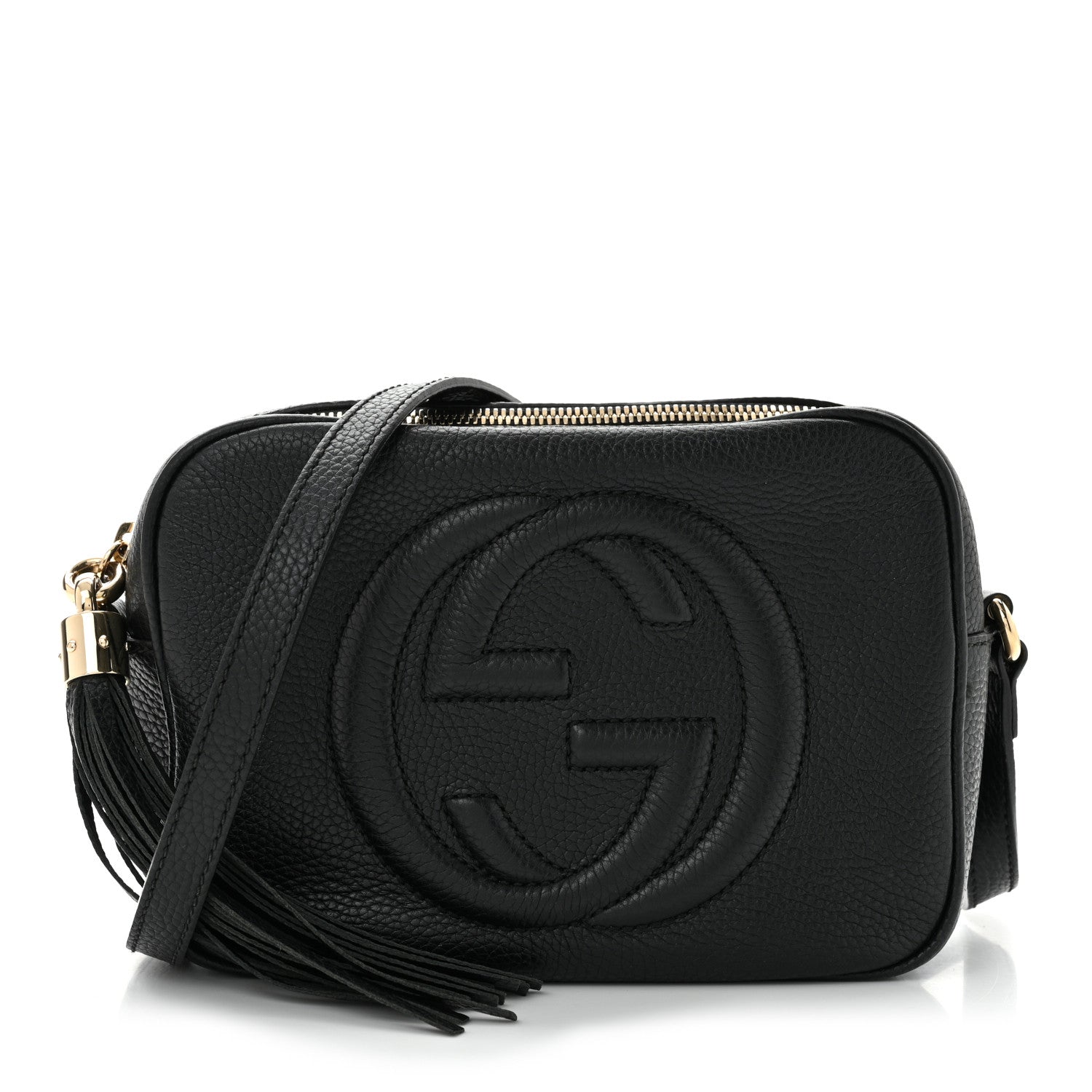 Gucci Pebbled Calfskin Small Soho Disco Bag Black 1 of 12