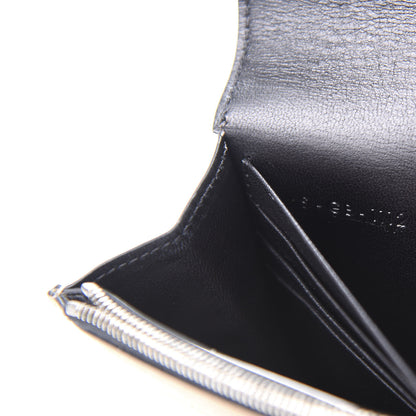 Celine Pony Hair Calfskin Diamond Clutch Wallet White 8 of 11