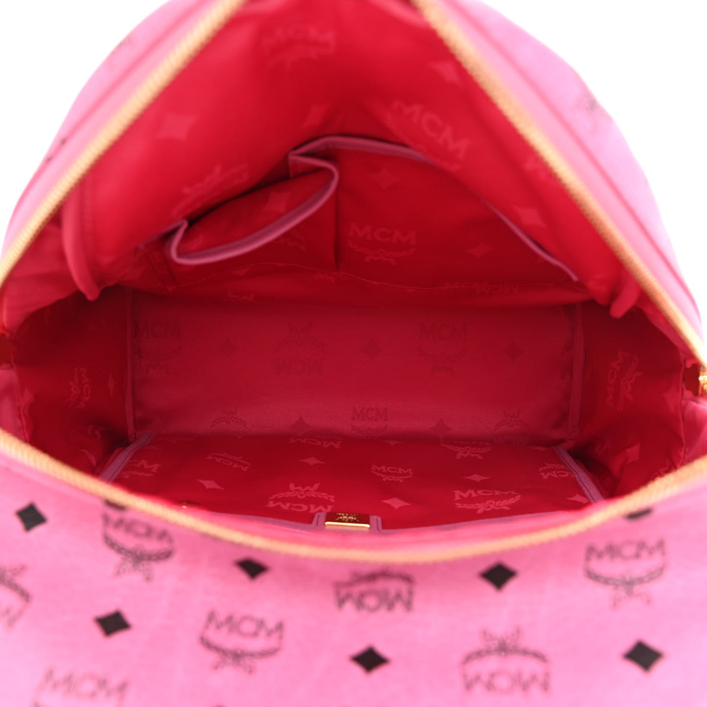 Visetos Studded Medium Dual Stark Backpack Pink
