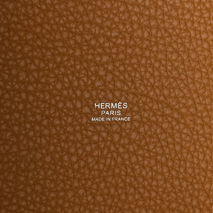 Hermes Taurillon Clemence Picotin Lock 22 MM Biscuit 6 of 8