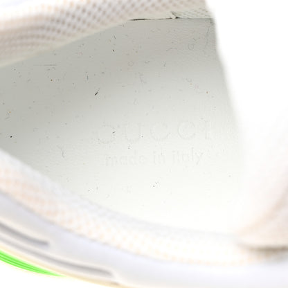Gucci Demetra GG Supreme Monogram Womens Basket Low Top Sneakers 36.5 Great White Green 6 of 8
