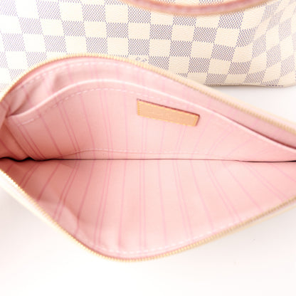 Louis Vuitton Damier Azur Neo Neverfull MM Rose Ballerine 10 of 14
