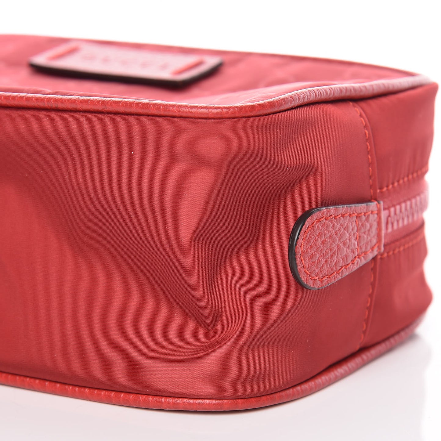Nylon Monogram Small Dolmias Pouch Vibrant Red