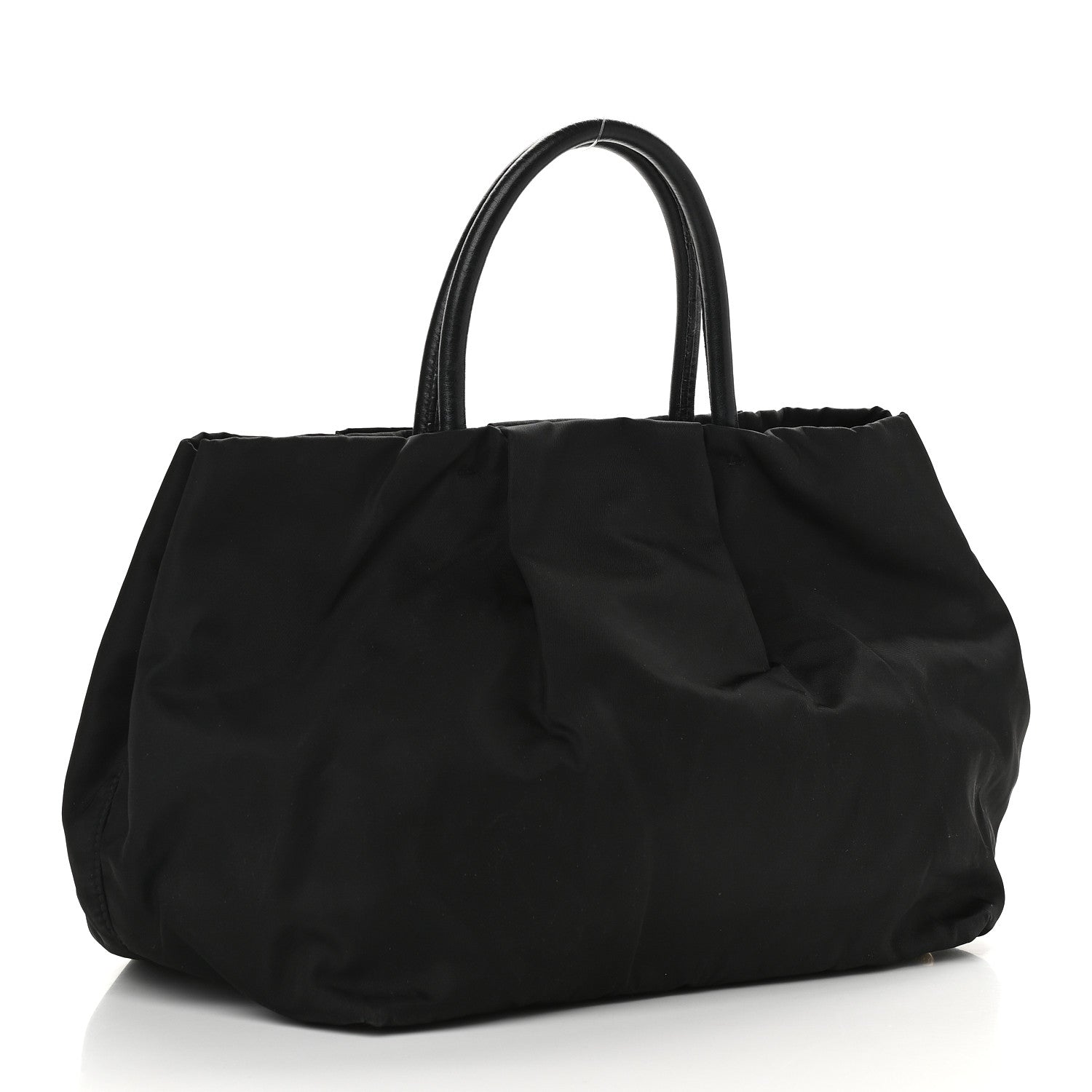 Prada Nylon Tessuto Fiocco Bow Tote Black 3 of 9