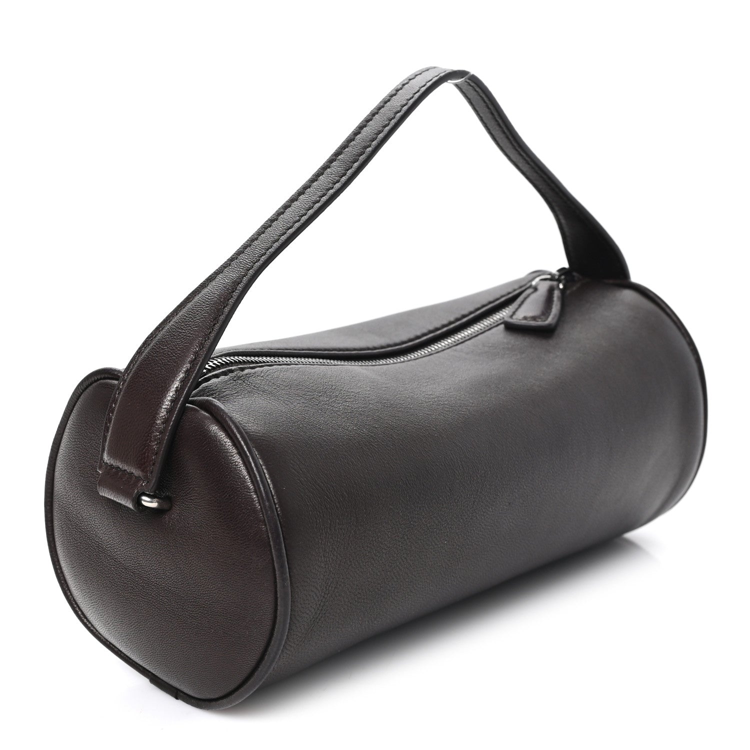 The Row Nappa Round 90's Bag Dark Aniline 3 of 9