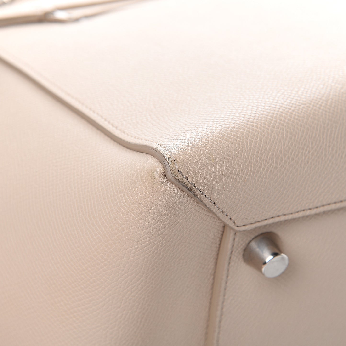 Grained Calfskin Mini Belt Bag Light Taupe