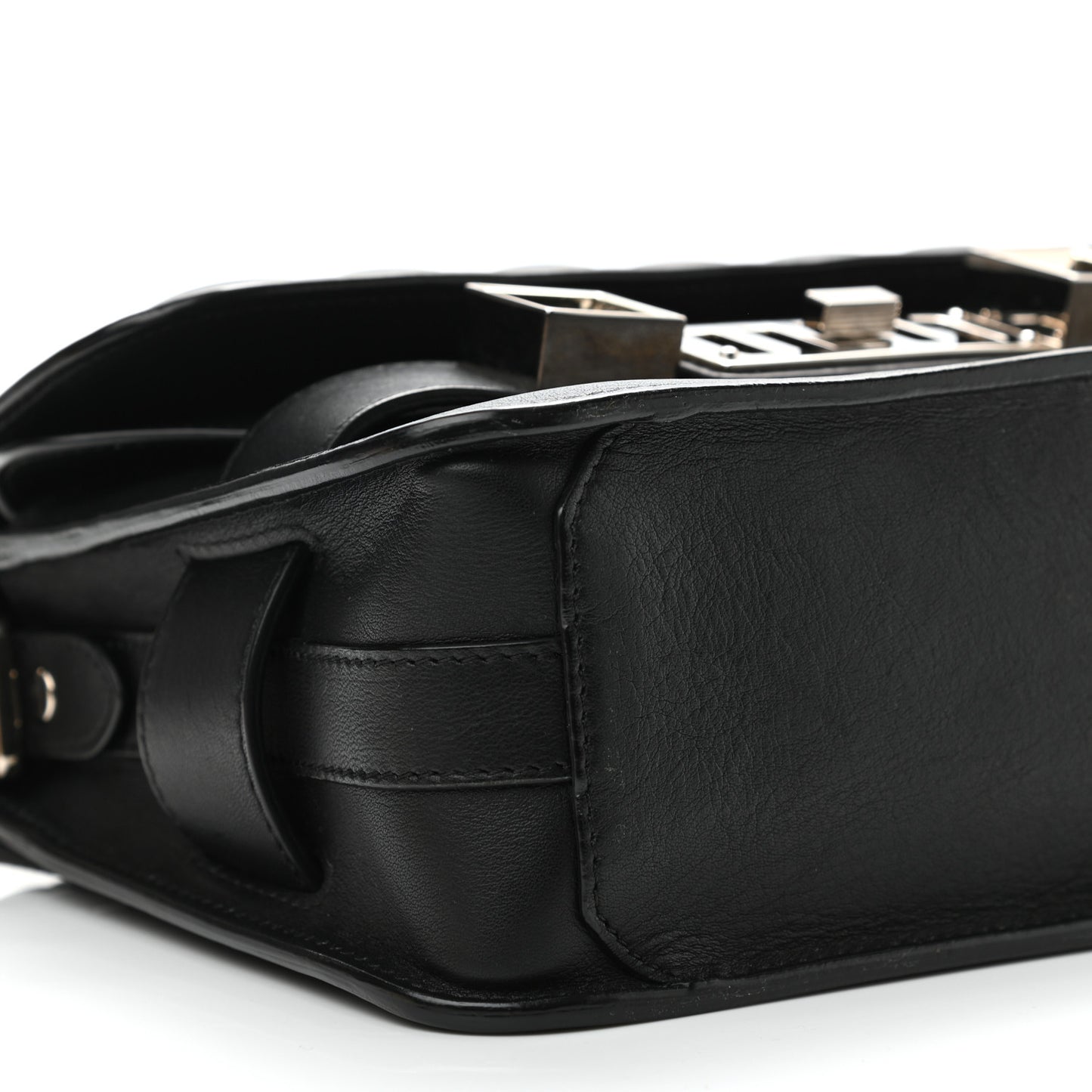 Lambskin Quilted Mini PS11 Classic Shoulder Bag Black