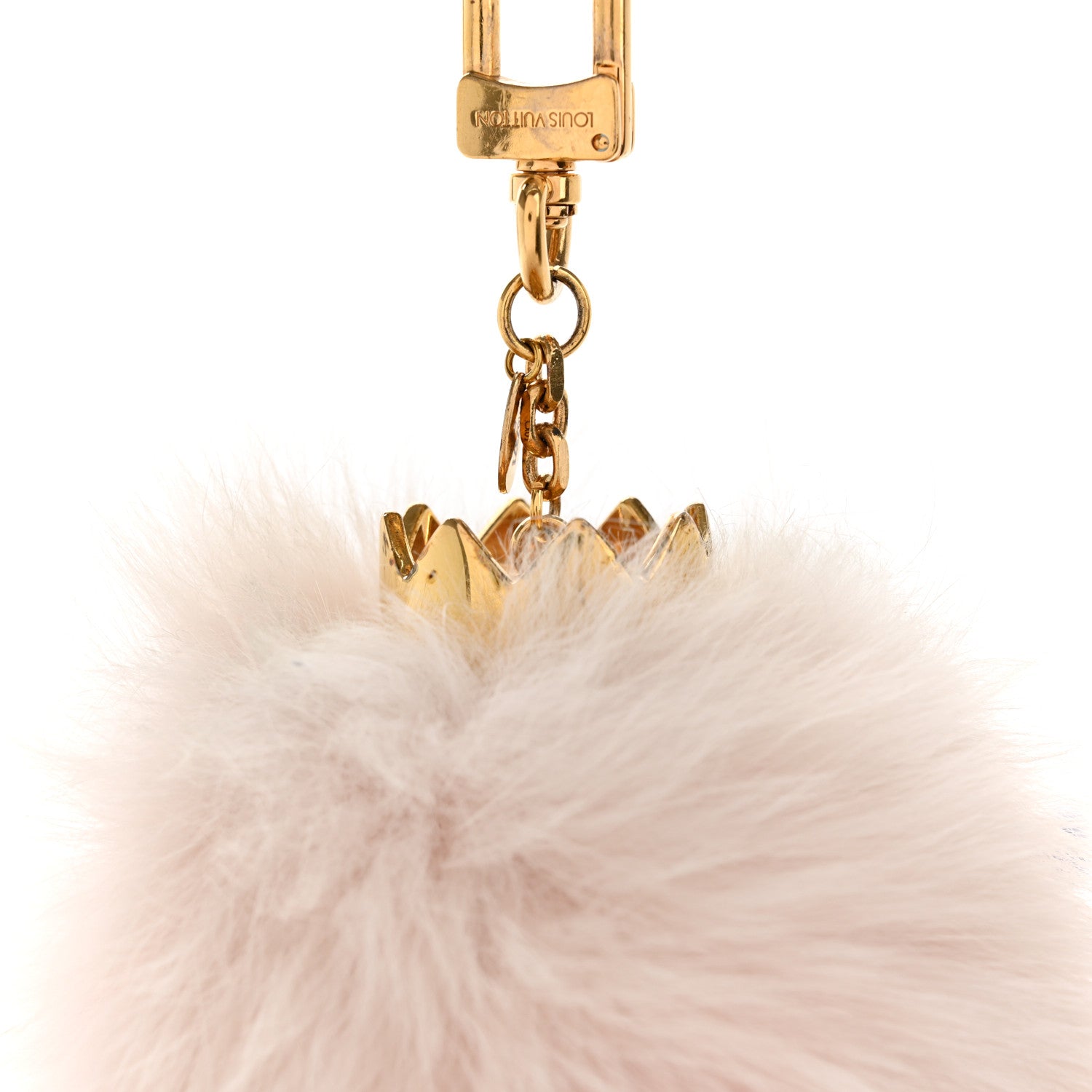 Louis Vuitton Fuzzy Bubble Bag Charm Light Pink 5 of 5