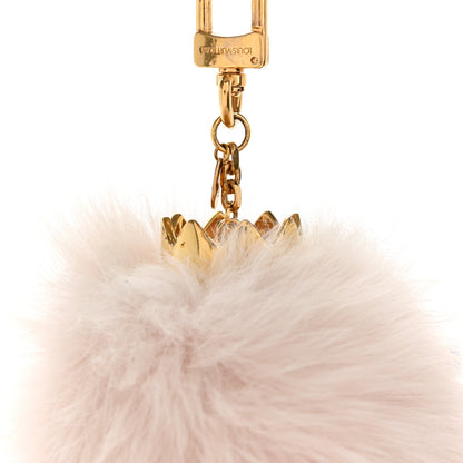 Louis Vuitton Fuzzy Bubble Bag Charm Light Pink 5 of 5