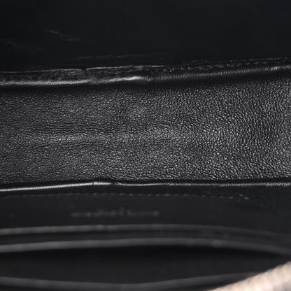 Saint Laurent Grain De Poudre Matelasse Monogram Mini Lou Camera Bag Storm 5 of 10