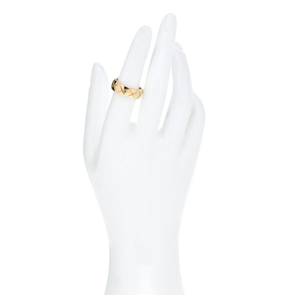 Chanel 18K Yellow Gold Small Coco Crush Ring 53 6.25 2 of 5