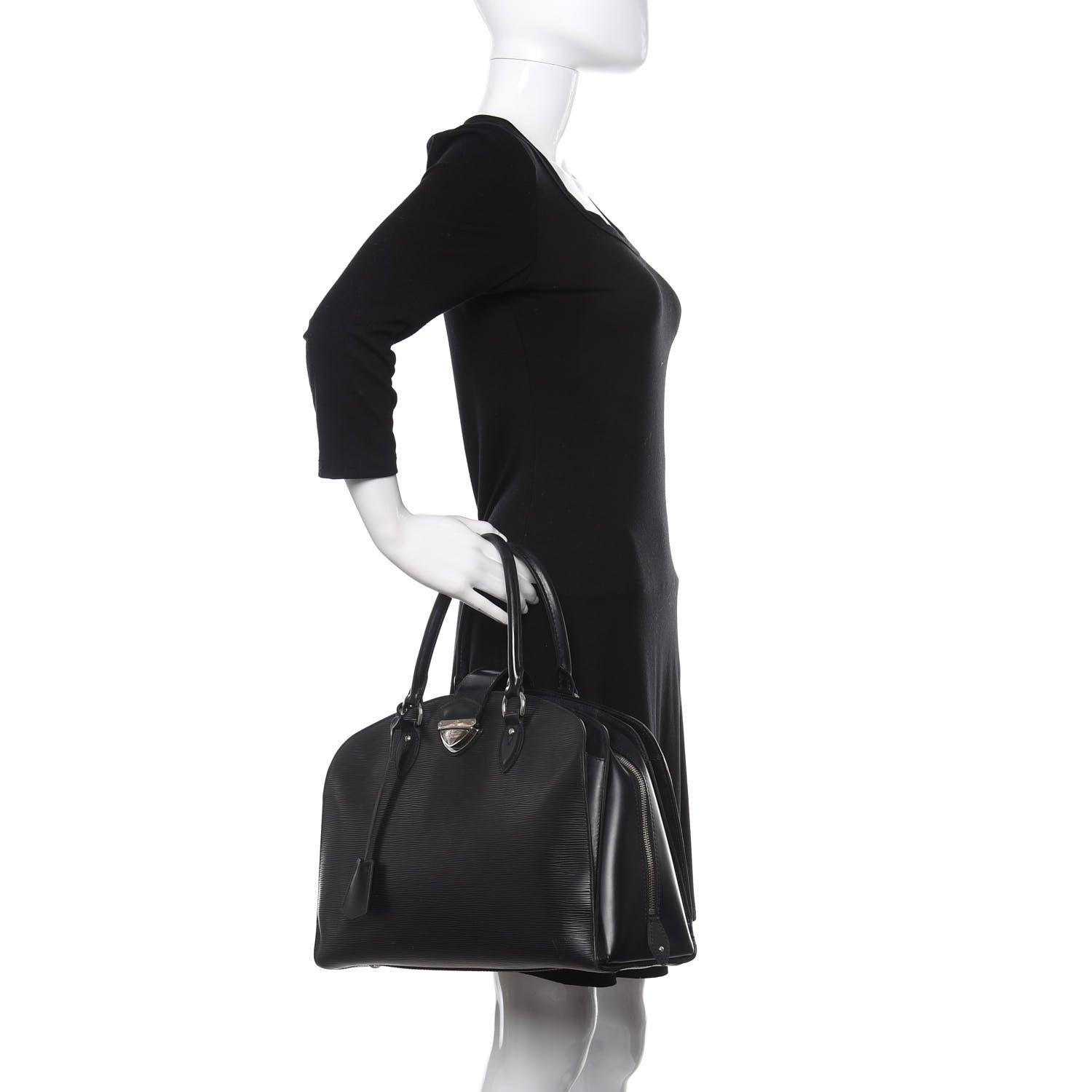 Louis Vuitton Epi Pont-Neuf GM Black 2 of 8
