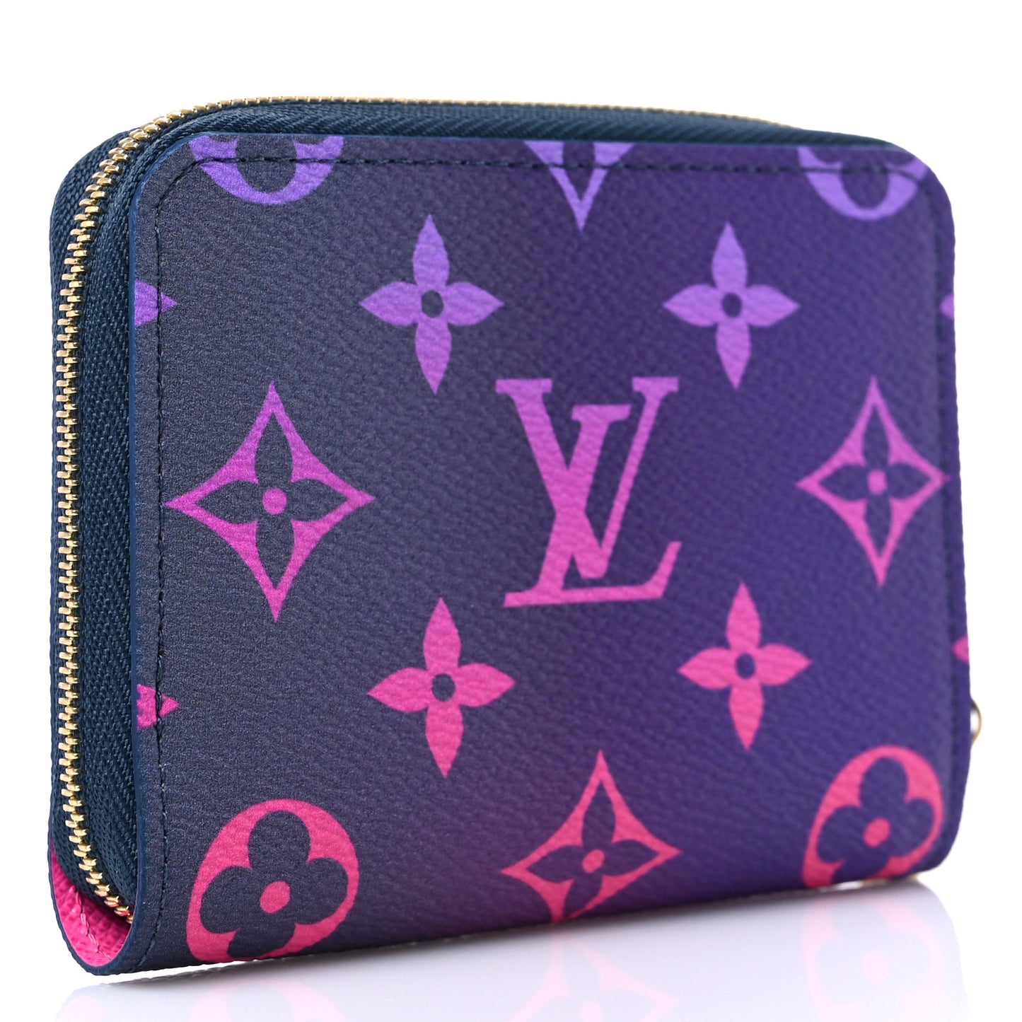 Monogram Giant Spring In The City Zippy Coin Purse Midnight Fuchsia