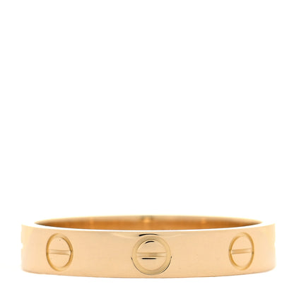 Cartier 18K Yellow Gold 3.5mm LOVE Wedding Band Ring 55 7.25 3 of 4
