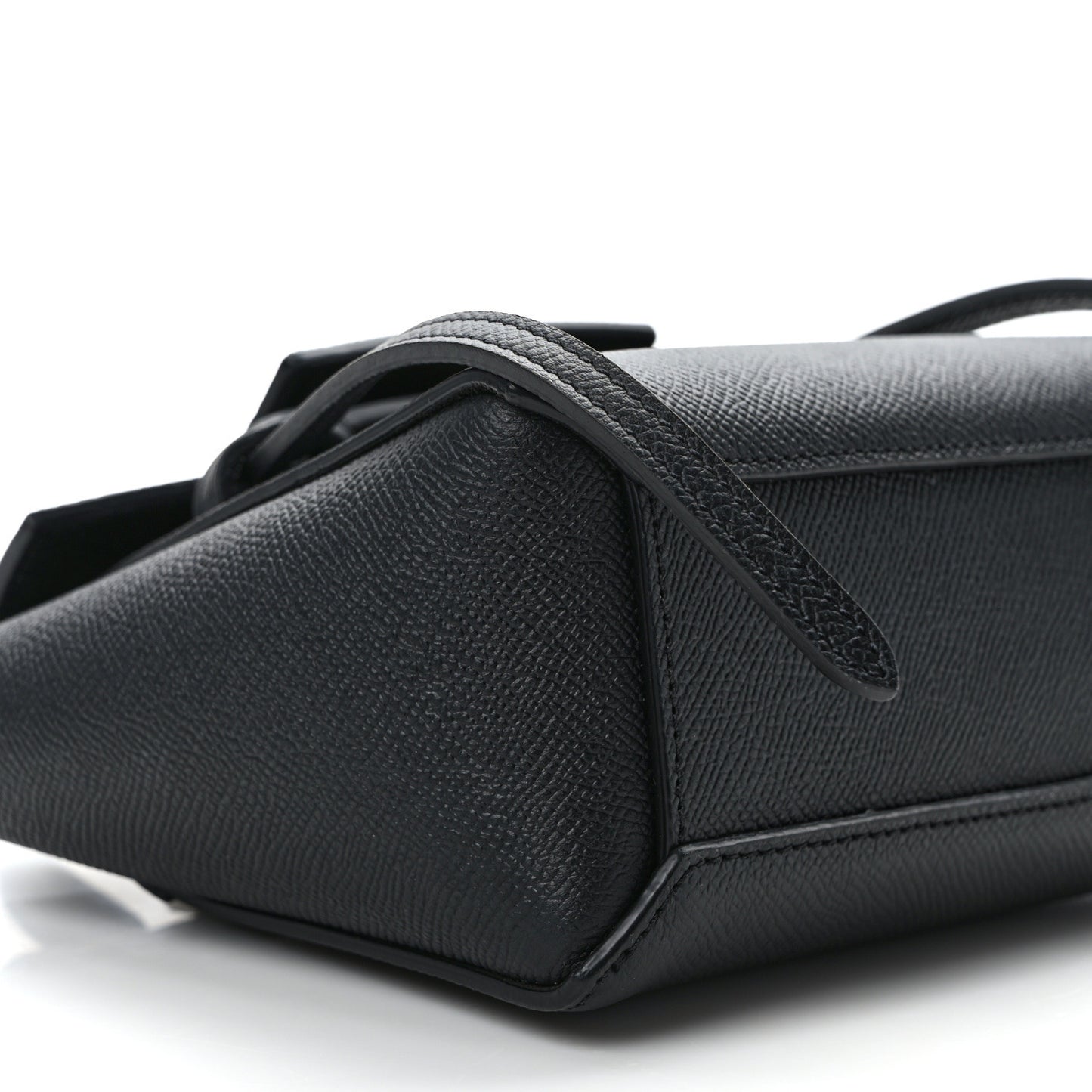 Grained Calfskin Pico Belt Bag Black