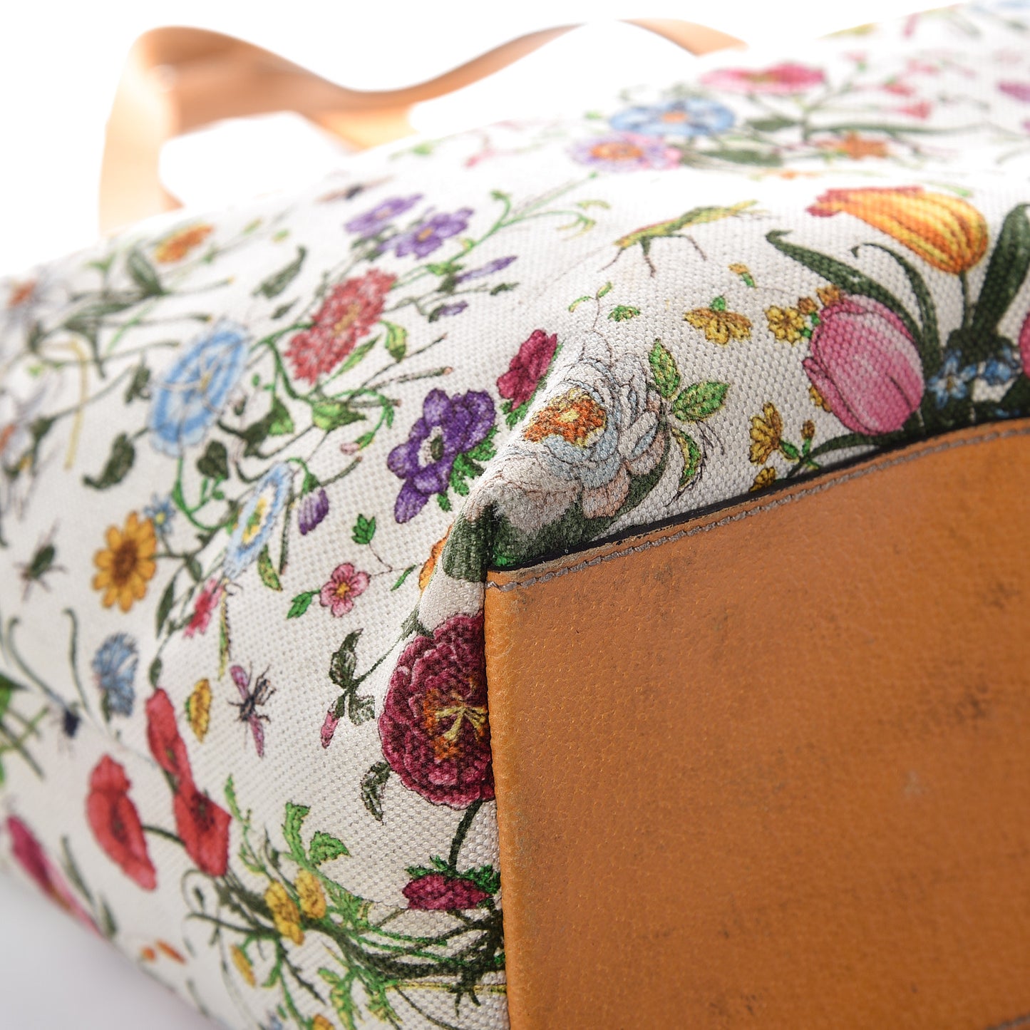 Canvas Large Floral Flora Joy Tote Yellow