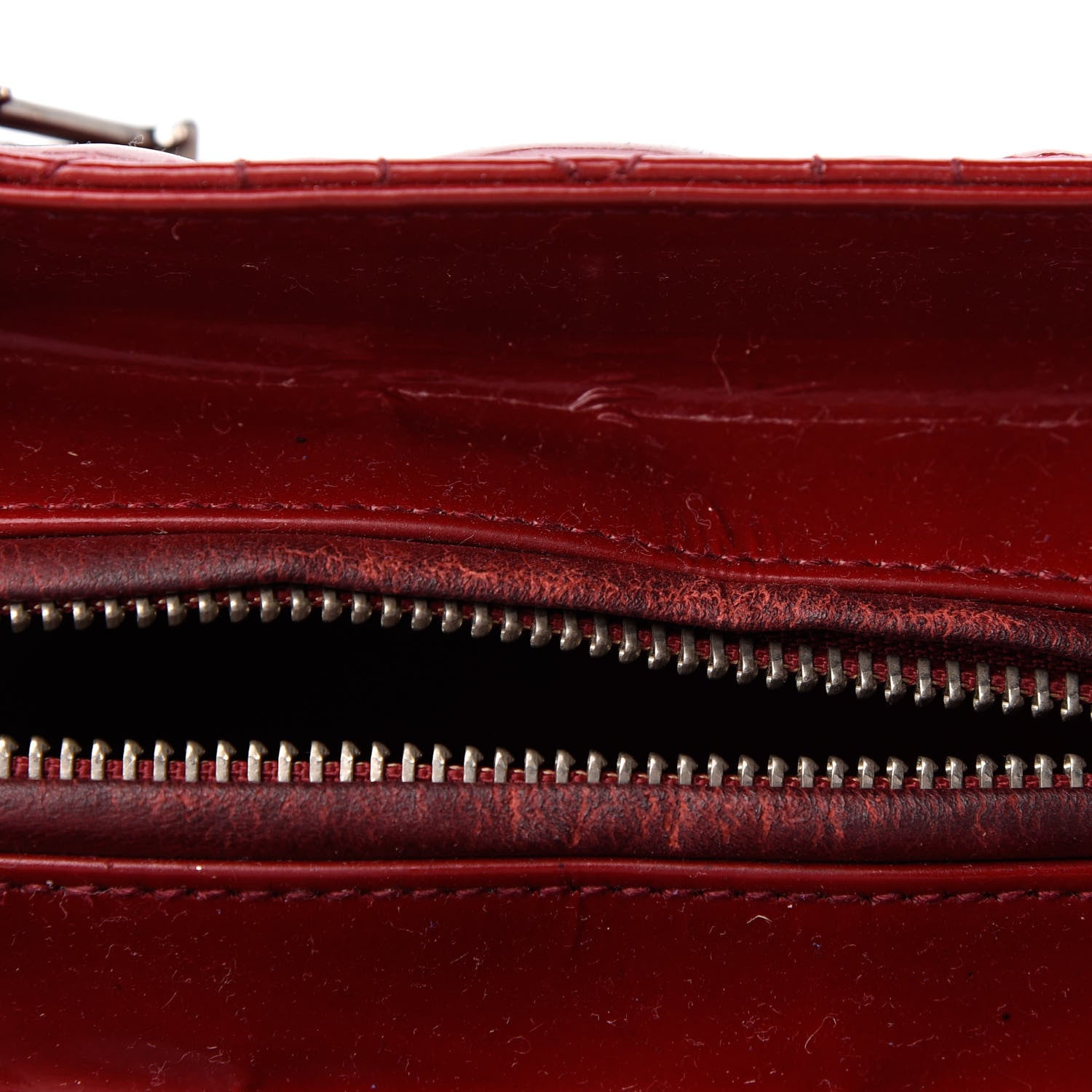 Christian Dior Patent Cannage Medium Lady Dior Red 11 of 11